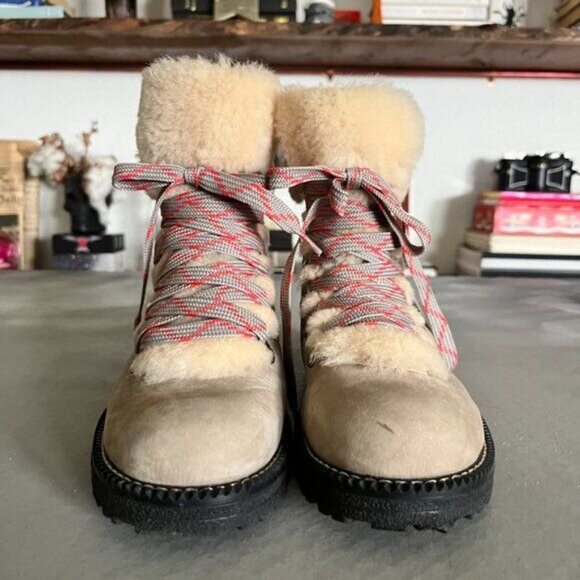J Crew Nordic Sherpa Suede Hiking Boots - Picture 4 of 10
